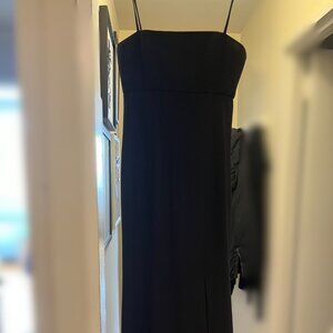 Amsale Long Bridesmaid Dress Black